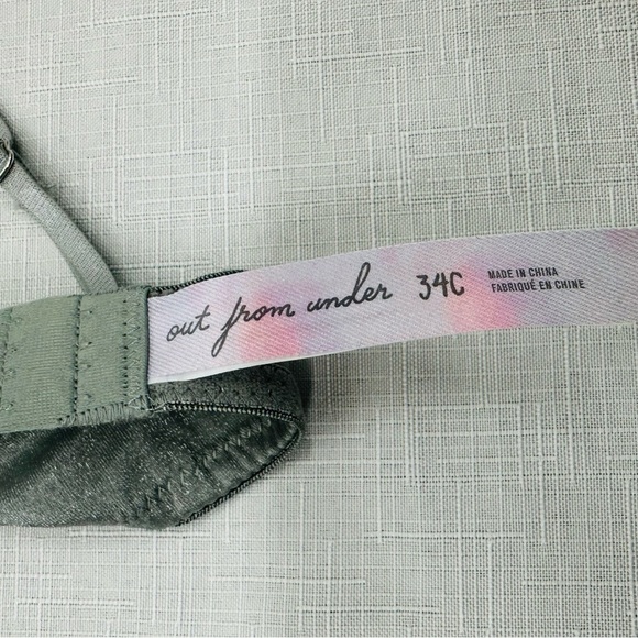 Lot of 3 Out From Under & Victoria's Secret Size 34C Pink Silver & Beige Bras - Picture 9 of 15